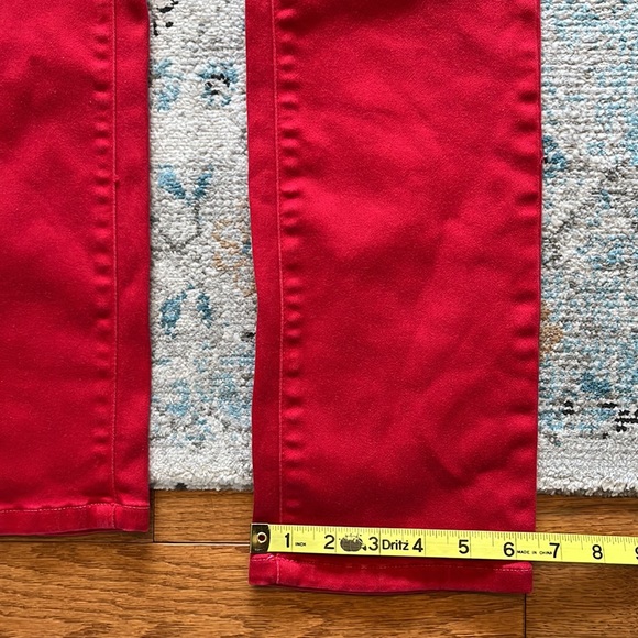NYDJ Red Samantha Slim Jeans Size 2P - Picture 9 of 15